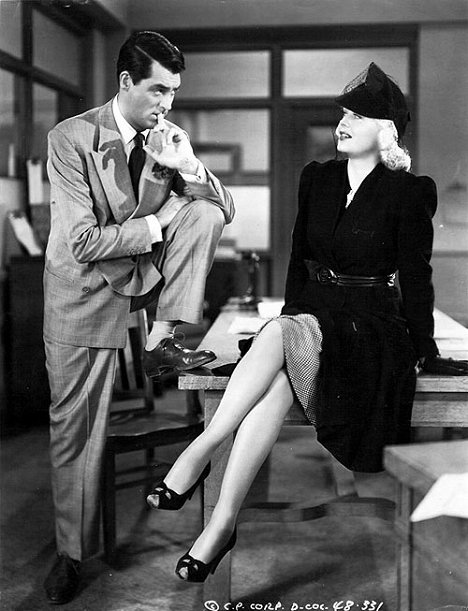 Cary Grant, Marion Martin - His Girl Friday - Photos