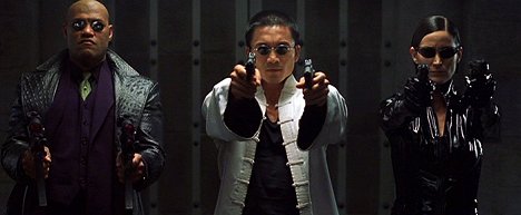 Laurence Fishburne, Collin Chou, Carrie-Anne Moss - The Matrix Revolutions - Photos