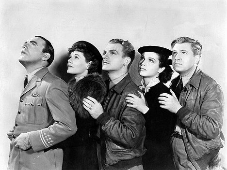 Pat O'Brien, James Cagney, June Travis, Stuart Erwin - Kuoleman lentäjät - Promokuvat