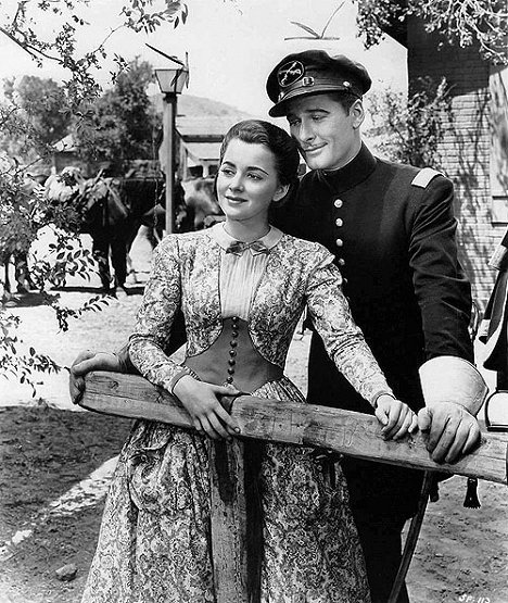 Olivia de Havilland, Errol Flynn - Land der Gottlosen - Filmfotos