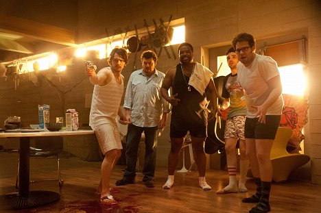 James Franco, Danny McBride, Craig Robinson, Jay Baruchel, Seth Rogen - This Is the End - Kuvat elokuvasta