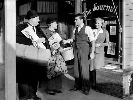 Oliver Hardy, Stan Laurel, Stephen McNally