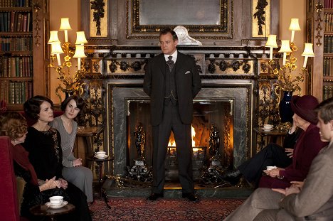 Elizabeth McGovern, Michelle Dockery, Hugh Bonneville - Panství Downton - Z filmu