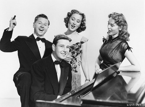 Mickey Rooney, Tom Drake, Betty Garrett, Janet Leigh - Words and Music - Werbefoto