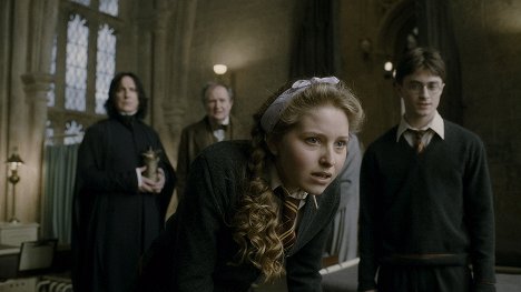 Alan Rickman, Jim Broadbent, Jessie Cave, Daniel Radcliffe - Harry Potter and the Half-Blood Prince - Van film