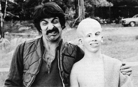 Tom Savini, Ari Lehman - Viernes 13 - Del rodaje