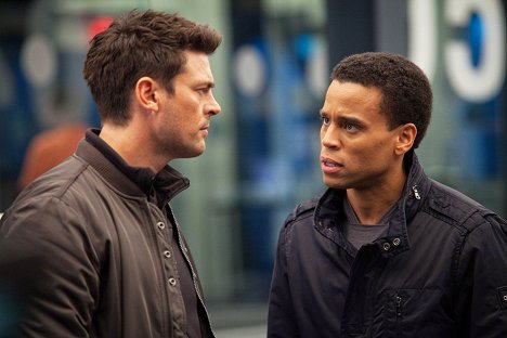 Karl Urban, Michael Ealy - Almost Human - Pilot - Photos