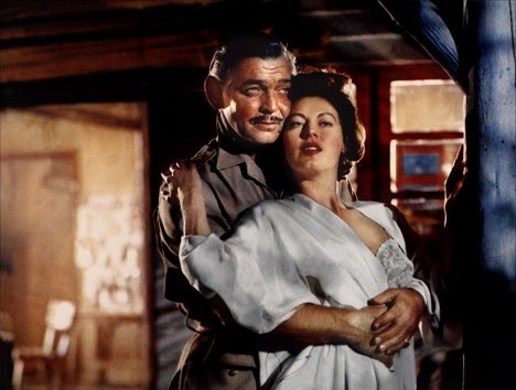Clark Gable, Ava Gardner - Mogambo - Z filmu