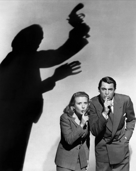 Priscilla Lane, Cary Grant - Arsen und Spitzenhäubchen - Werbefoto