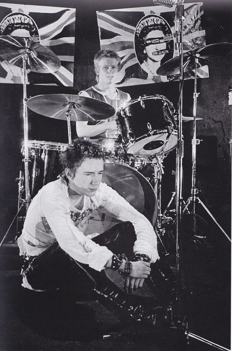 John Lydon, Paul Cook - Sex Pistols - God Save The Queen - Filmfotos
