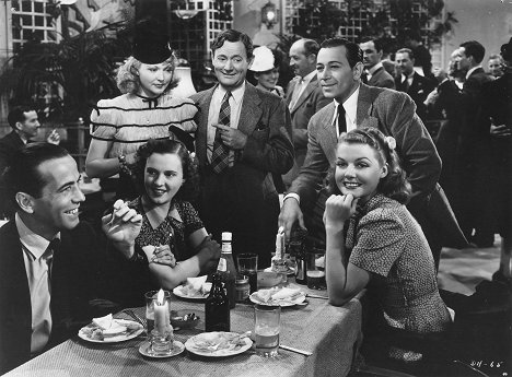 Humphrey Bogart, Joyce Compton, Gale Page, Roscoe Karns, George Raft, Ann Sheridan - La pasión ciega - De la película