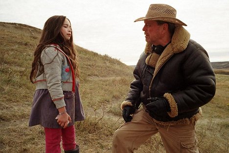 Jodelle Ferland, Terry Gilliam - Tideland - Van de set