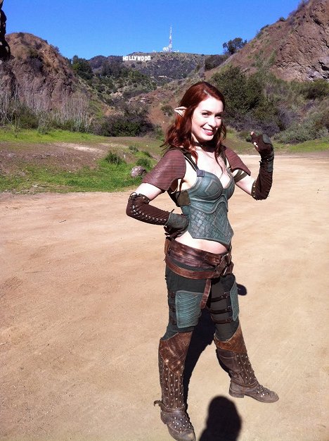 Felicia Day - Dragon Age: Redemption - Tournage