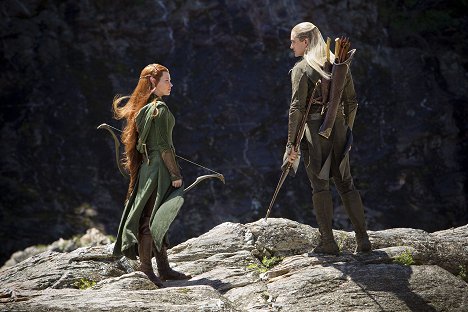 Evangeline Lilly, Orlando Bloom - Hobbit: Pustkowie Smauga - Z filmu