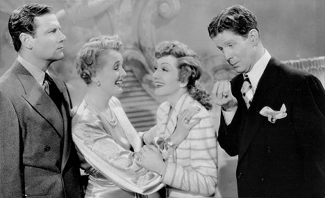 Joel McCrea, Mary Astor, Claudette Colbert, Rudy Vallee - The Palm Beach Story - Photos