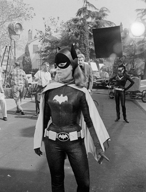 Yvonne Craig, Cesar Romero, Eartha Kitt - Batman - Kuvat kuvauksista