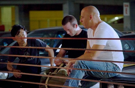 James Wan, Lucas Black, Vin Diesel - Furious 7 - Making of