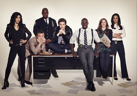 Stephanie Beatriz, Joe Lo Truglio, Andre Braugher, Andy Samberg, Terry Crews, Chelsea Peretti, Melissa Fumero - Brooklyn 99 - Promo