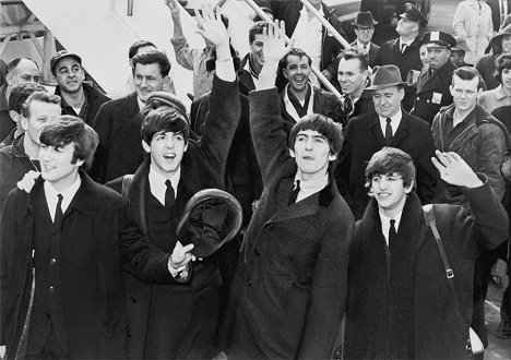 John Lennon, Paul McCartney, George Harrison, Ringo Starr - Beatles v USA - Z filmu