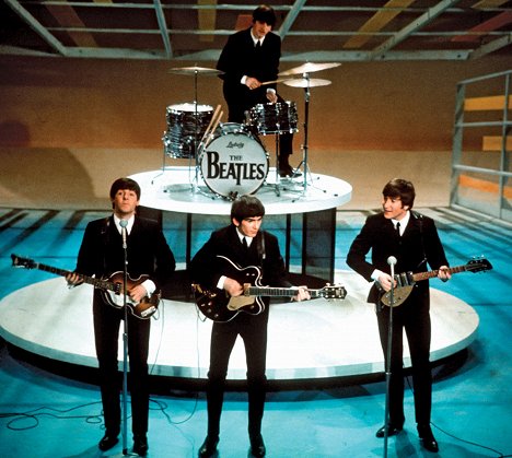 Paul McCartney, George Harrison, Ringo Starr, John Lennon - Beatles v USA - Z filmu