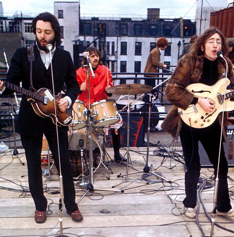 Paul McCartney, Ringo Starr, John Lennon - The Beatles: Rooftop Concert - Photos