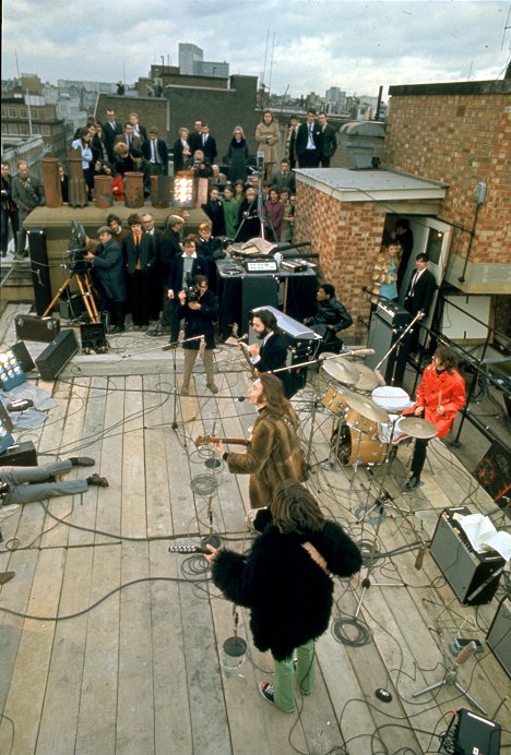 Paul McCartney, John Lennon, Billy Preston, Ringo Starr - The Beatles: Rooftop Concert - Tournage
