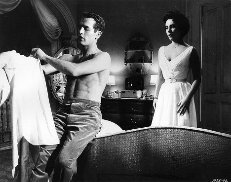 Paul Newman, Elizabeth Taylor - Kočka na rozpálené plechové střeše - Z filmu