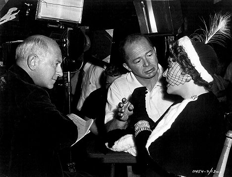 Cecil B. DeMille, Billy Wilder, Gloria Swanson - Sunset Boulevard - Making of