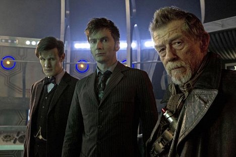 Matt Smith, David Tennant, John Hurt - Doctor Who - The Day of the Doctor - Photos