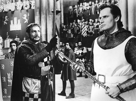 Raf Vallone, Charlton Heston - El Cid - Filmfotos