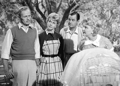 Richard Widmark, Doris Day, Gig Young, Elisabeth Fraser