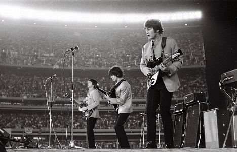 Paul McCartney, George Harrison, John Lennon - The Beatles at Shea Stadium - Filmfotos