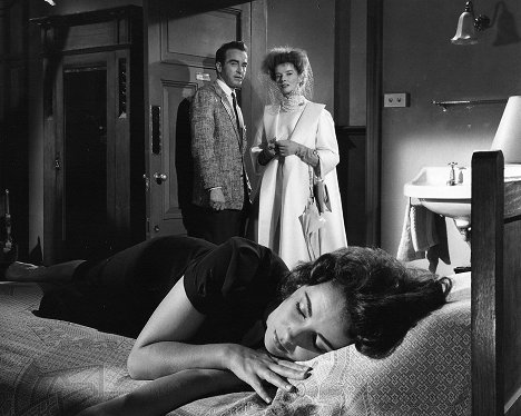 Montgomery Clift, Katharine Hepburn, Elizabeth Taylor