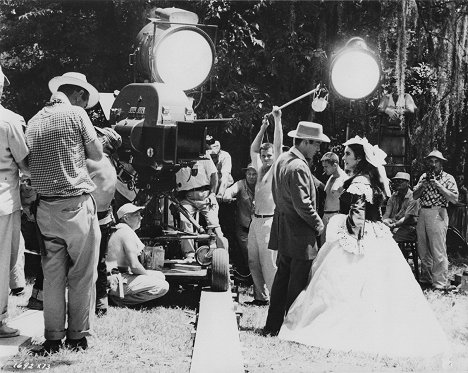 Montgomery Clift, Elizabeth Taylor - Das Land des Regenbaums - Dreharbeiten