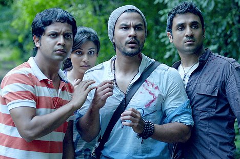 Anand Tiwari, Pooja Gupta, Kunal Khemu, Vir Das - Go Goa Gone - Filmfotók