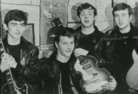 George Harrison, Pete Best, Paul McCartney, John Lennon