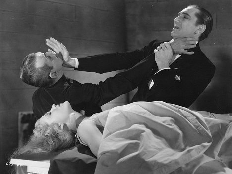 Boris Karloff, Lucille Lund, Bela Lugosi - Die schwarze Katze - Filmfotos