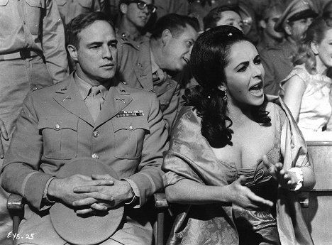 Marlon Brando, Elizabeth Taylor - Spiegelbild im goldenen Auge - Filmfotos