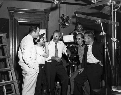 Henry Fonda, Sidney Lumet, Lee J. Cobb - Dvanáct rozhněvaných mužů - Z natáčení