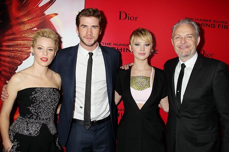 Elizabeth Banks, Liam Hemsworth, Jennifer Lawrence, Francis Lawrence - The Hunger Games: Catching Fire - Events