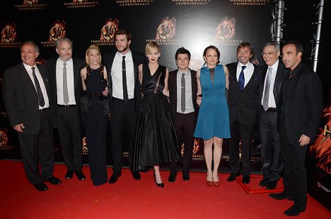 Francis Lawrence, Elizabeth Banks, Liam Hemsworth, Jennifer Lawrence, Josh Hutcherson - The Hunger Games: Catching Fire - Events