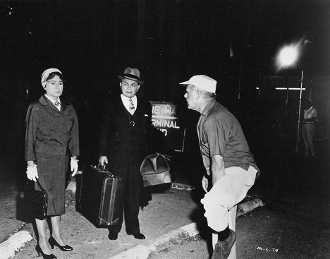 Thelma Ritter, Edward G. Robinson, Frank Capra - Eine Nummer zu groß - Dreharbeiten