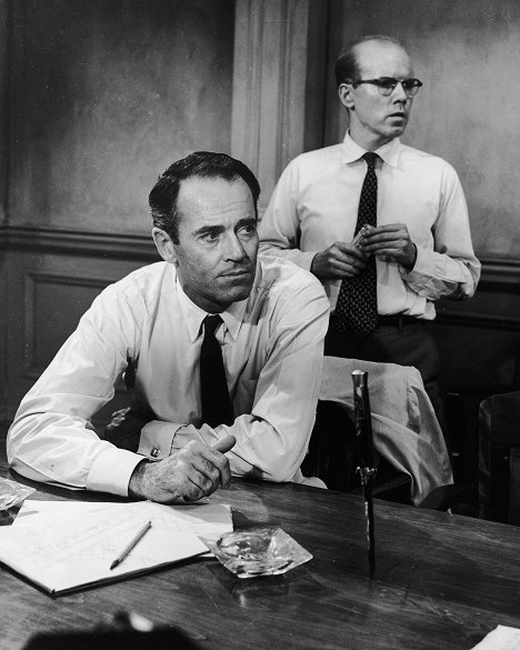 Henry Fonda, John Fiedler - Die zwölf Geschworenen - Filmfotos