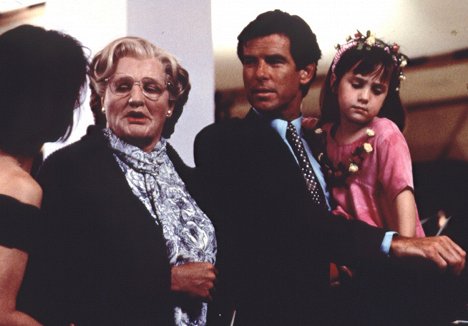 Robin Williams, Pierce Brosnan, Mara Wilson - Mrs. Doubtfire - Táta v sukni - Z filmu