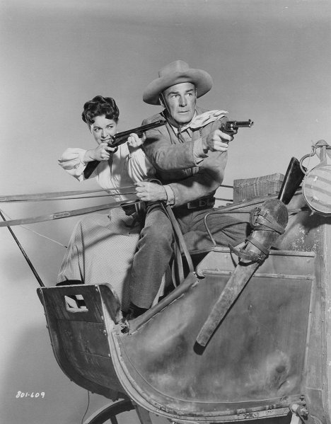 Joan Weldon, Randolph Scott - Riding Shotgun - Promo