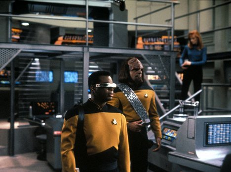 LeVar Burton, Michael Dorn - Star Trek: The Next Generation - Aquiel - Van film