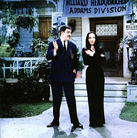 John Astin, Carolyn Jones - The Addams Family - Photos
