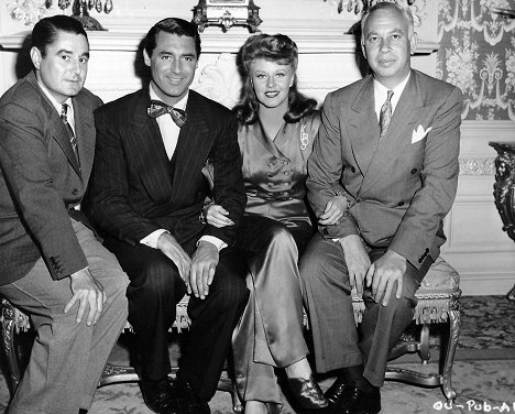 Leo McCarey, Cary Grant, Ginger Rogers - Once Upon a Honeymoon - Dreharbeiten