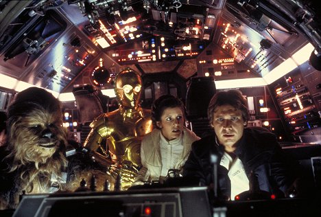 Peter Mayhew, Carrie Fisher, Harrison Ford - Star Wars: Episodio V - El imperio contraataca - De la película
