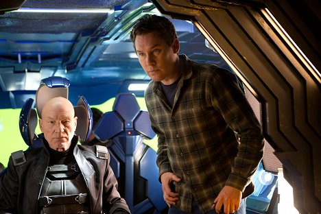 Patrick Stewart, Bryan Singer - X-Men: Dias de um Futuro Esquecido - De filmagens